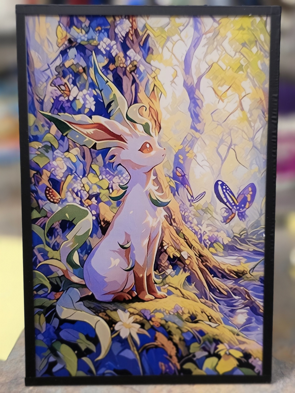 Pokemon Leafeon Forest Sprite Art Board